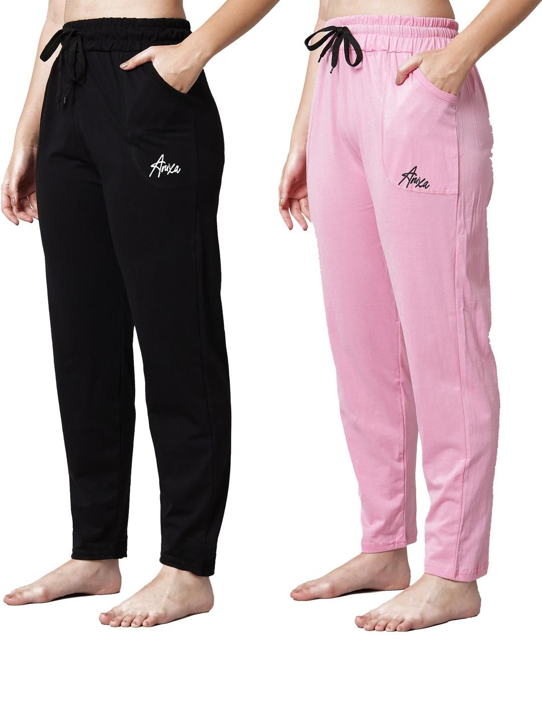 trendy world Pack of 2 Women Cotton Relax Fit Pyjama-picture-40