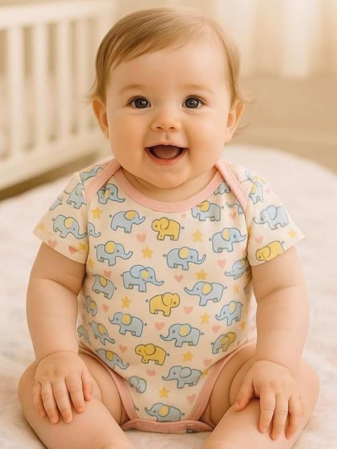 Adhigams Kids Printed Baby Rompers-picture-10