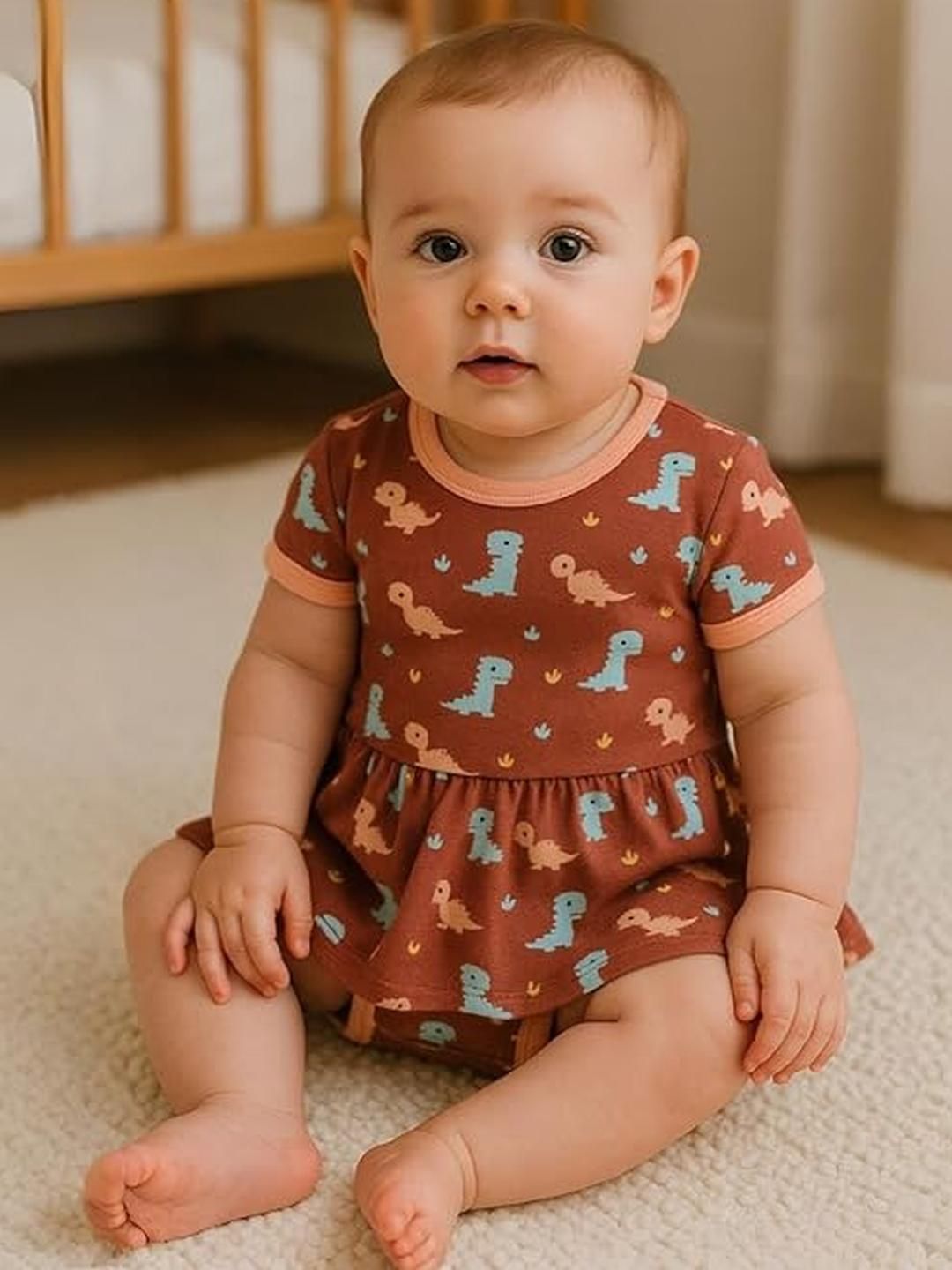 Adhigams Kids Printed Cotton Romper-picture-29