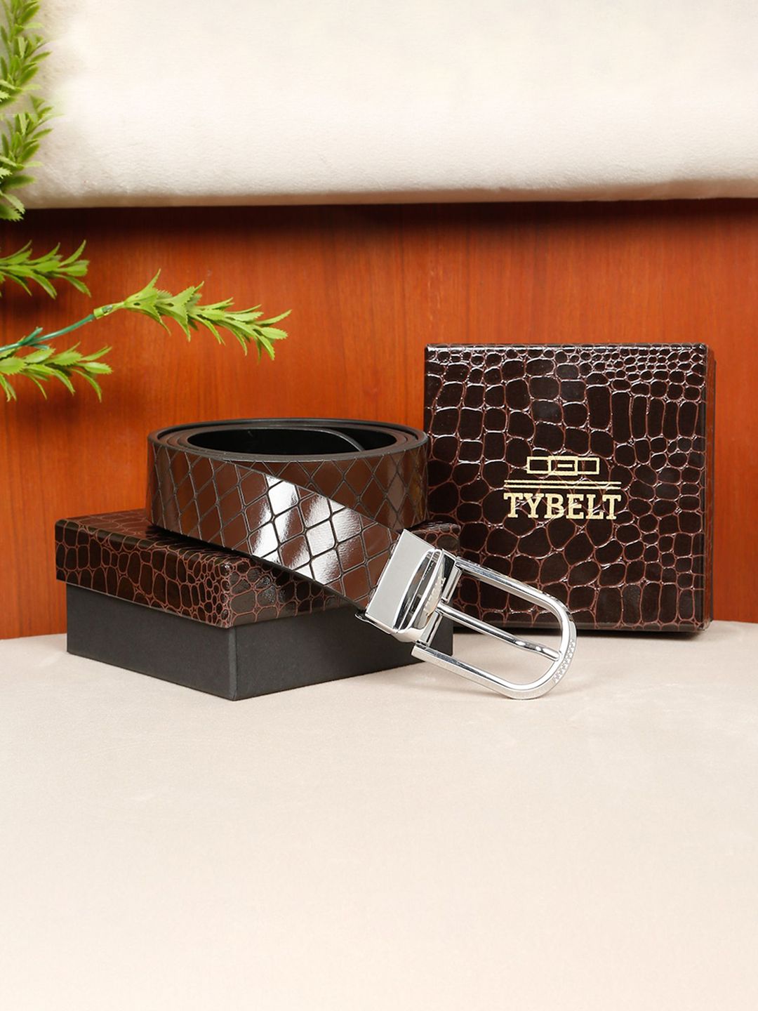 TYBELT Men Textured Leather Reversible Belt-picture-38