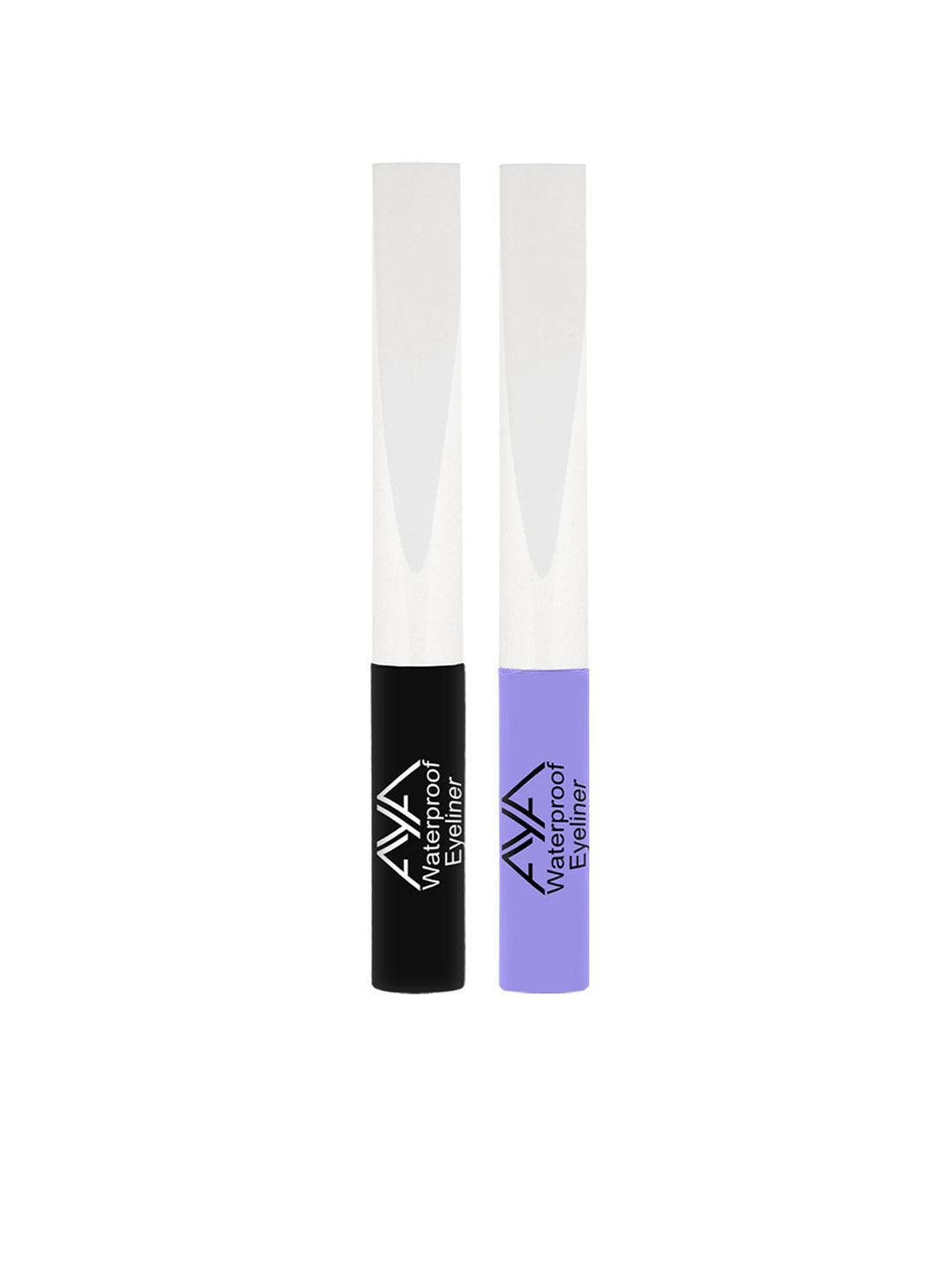 AYA Set Of 2 Long-Lasting Waterproof Liquid Eyeliner - 5ml Each - Kohl Black-Plum Blossom-image-19