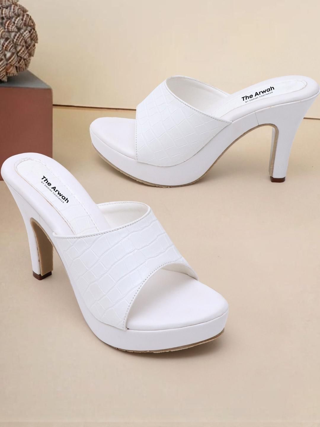 The arwah Women White Heels-picture-13
