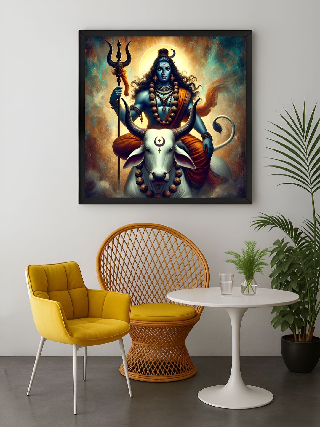 999Store Brown & Off White 1 Piece Canvas Other Wall Paintings-picture-17