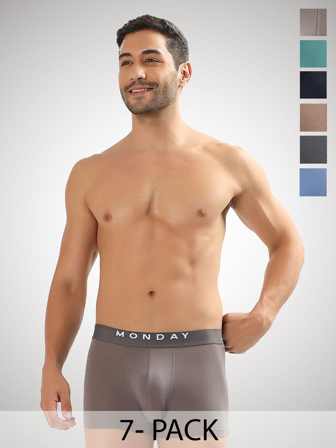 FREECULTR Pack Of 7 Mid-Rise Weakeday Trunks FC-T-WK-MULT-07_S-picture-48