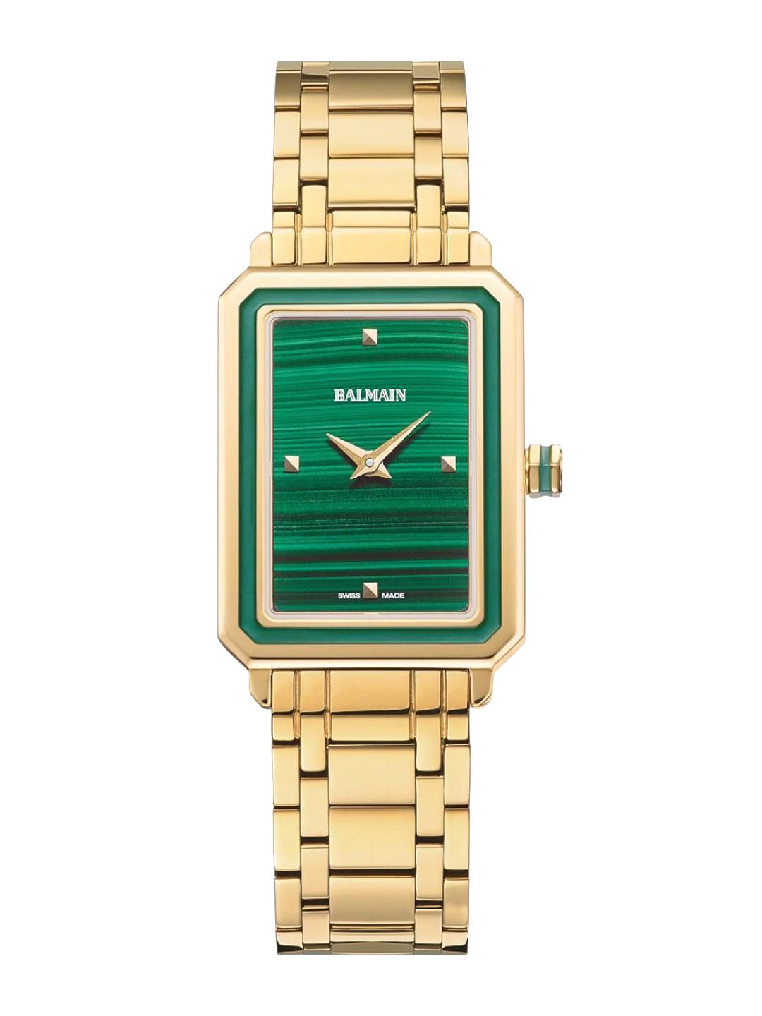 Balmain Women Rectangular Dial & Stainless Steel Straps Analogue Watch B43953376-image-8
