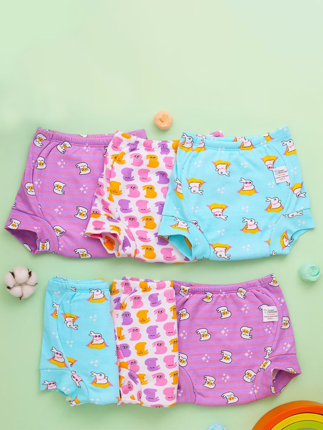 SuperBottoms Set Of 6 Padded Underwear For Potty Training & Mess-Free Diaper-image-22