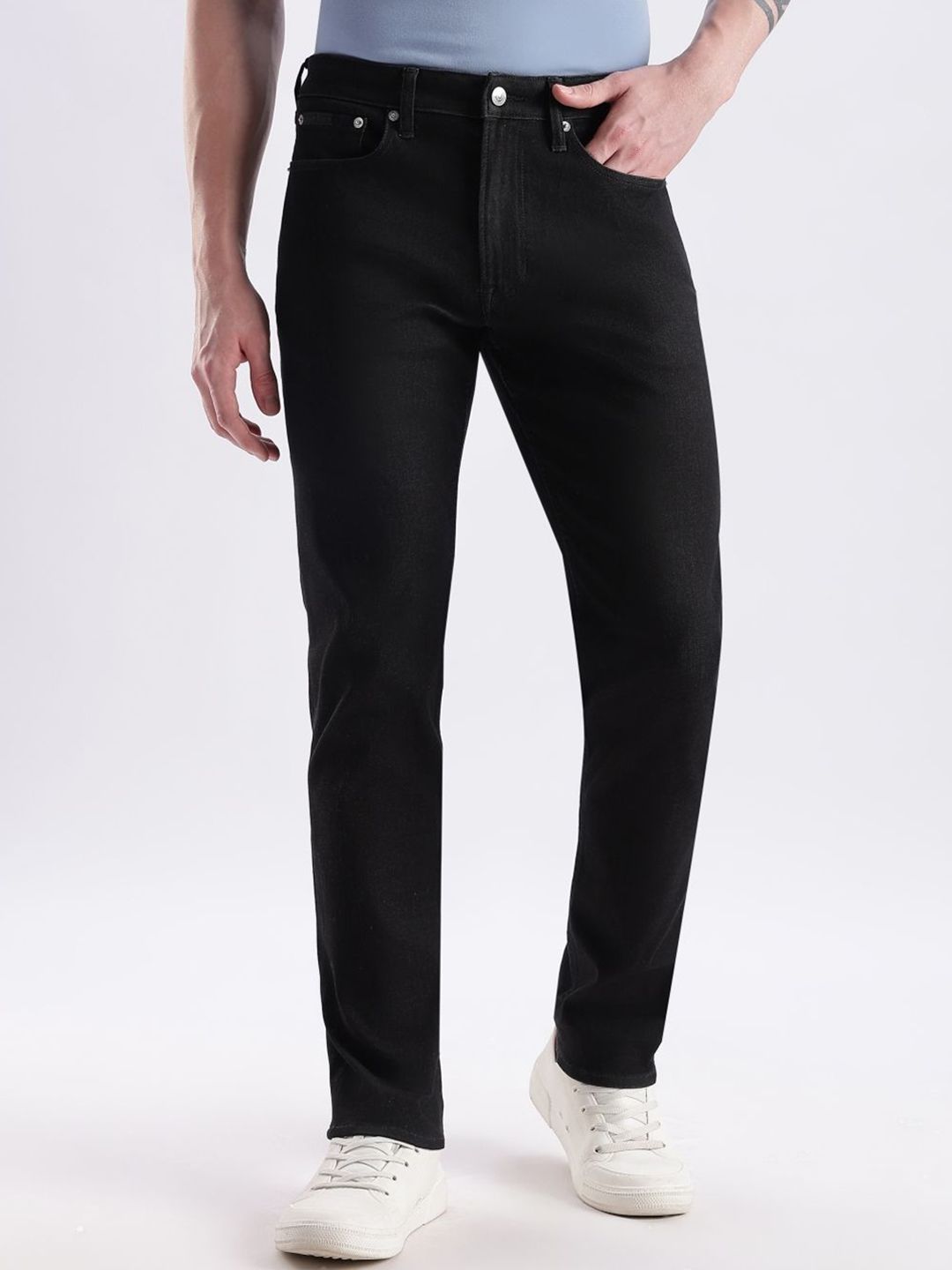 Calvin Klein Jeans Men Slim Fit Mid-Rise Jeans-picture-38