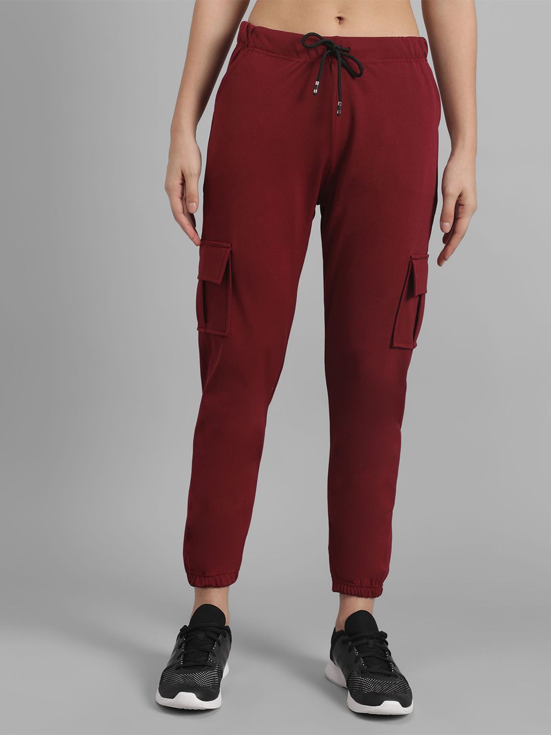 TANDUL Women Smart Relaxed Fit Mid-Rise Joggers Trousers-picture-44