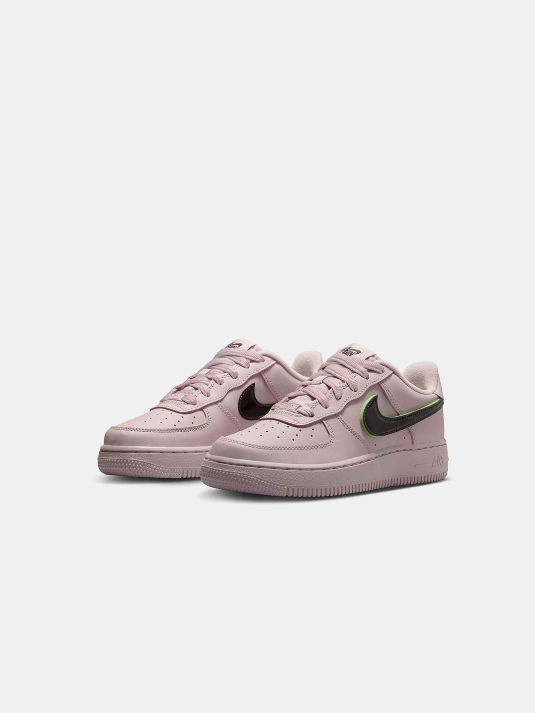 Nike Air Force 1 LV8 Older Boys Brand Logo Print Lace-Up Leather Sneaker-picture-10