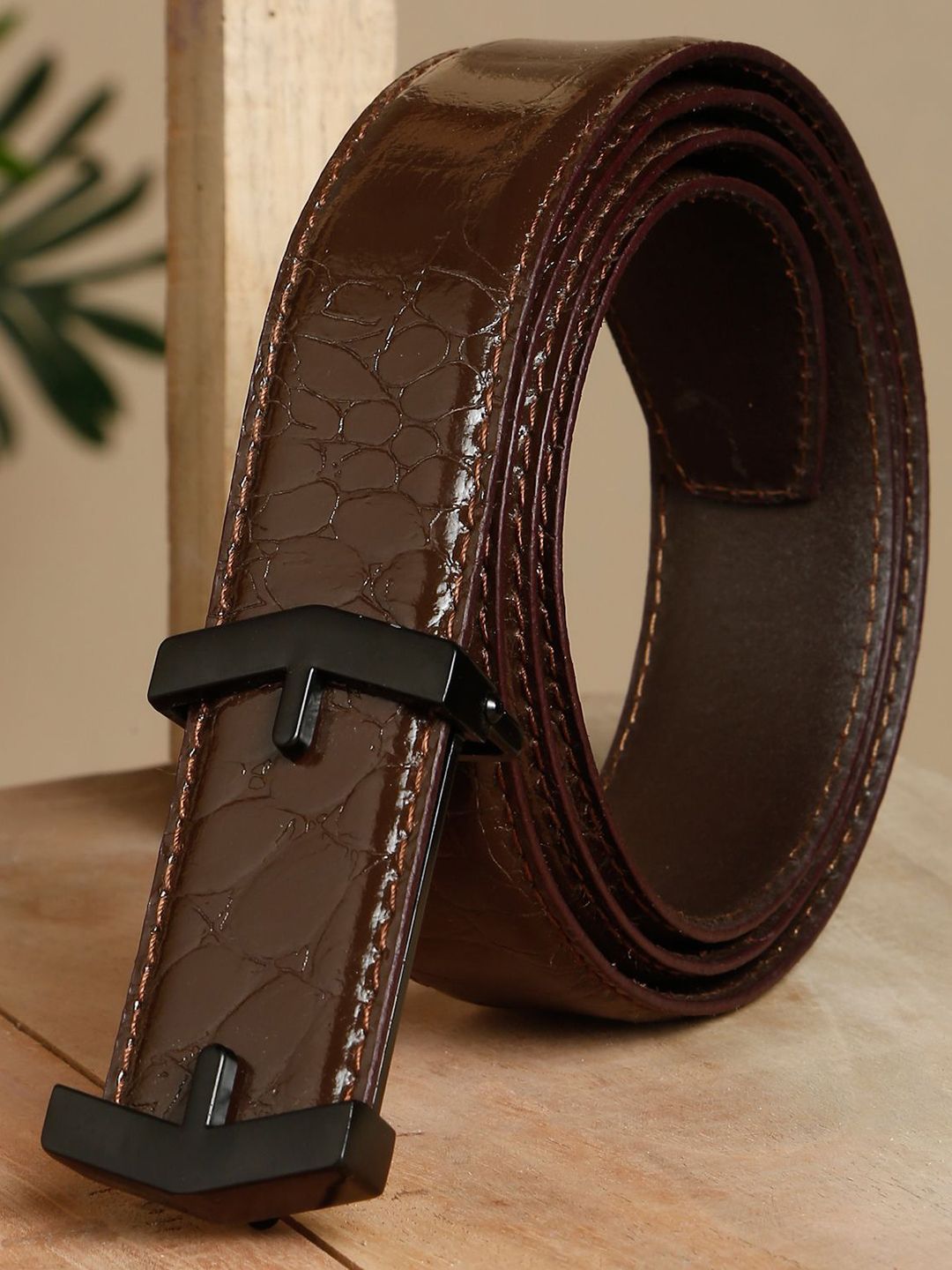 TYBELT Men Textured Leather Formal Belt-picture-21