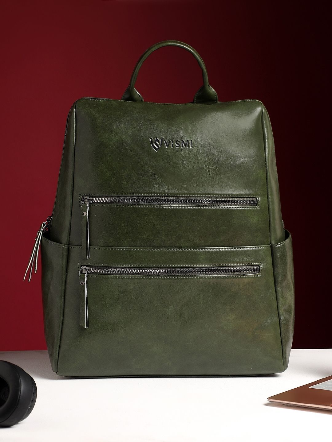VISMIINTREND Unisex Solid Large Backpack with Anti-Theft-image-20