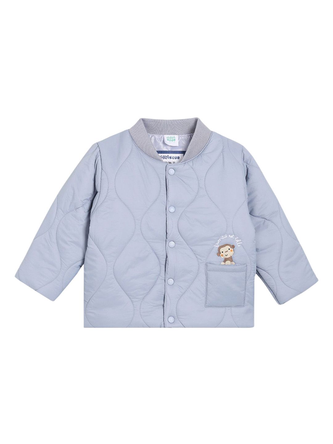 MINI KLUB Boys Solid Cotton Woven Quilted Jacket-picture-11