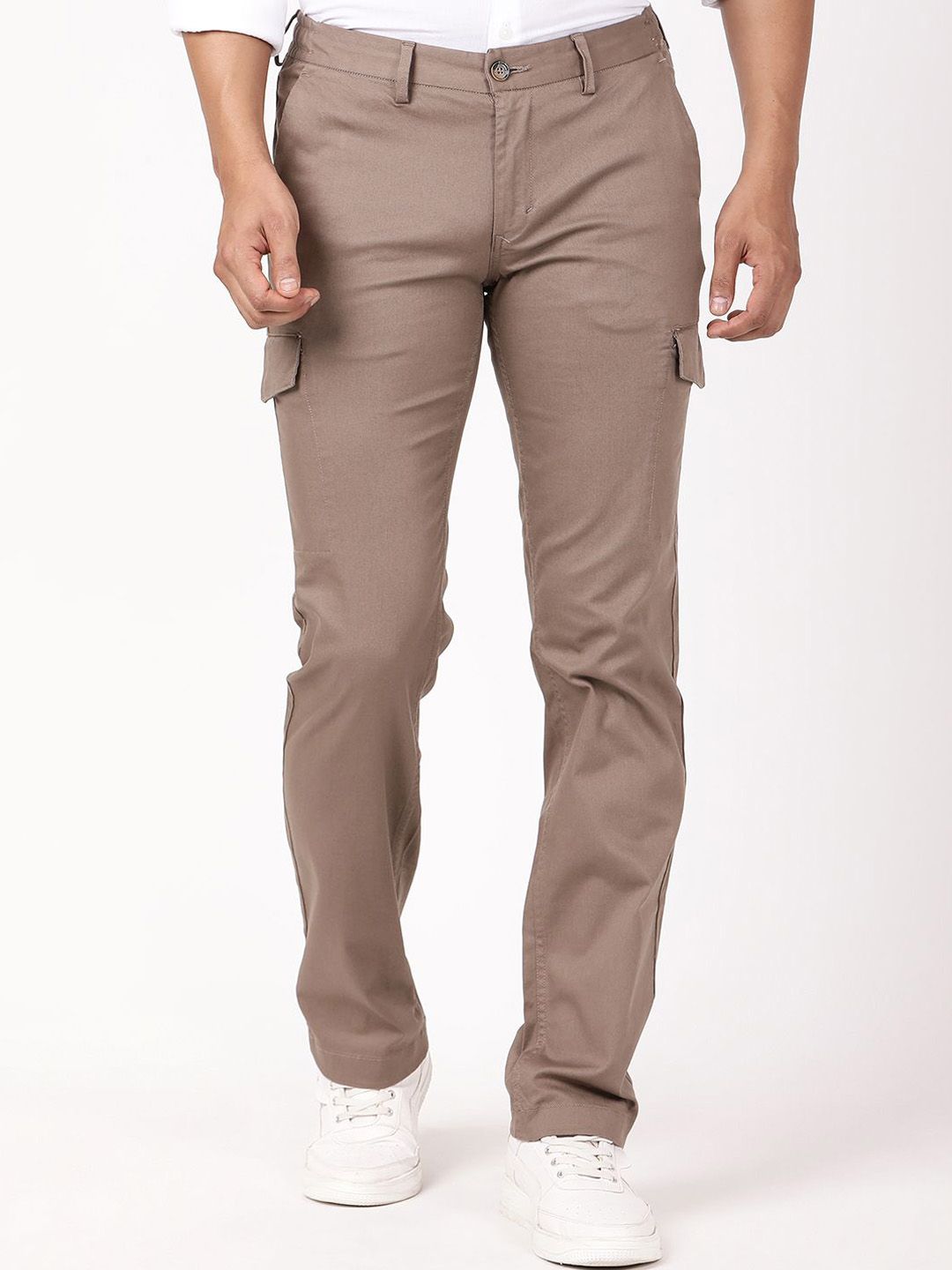 Indian Terrain Men Mid-Rise Kansas Cargos Trousers-picture-27