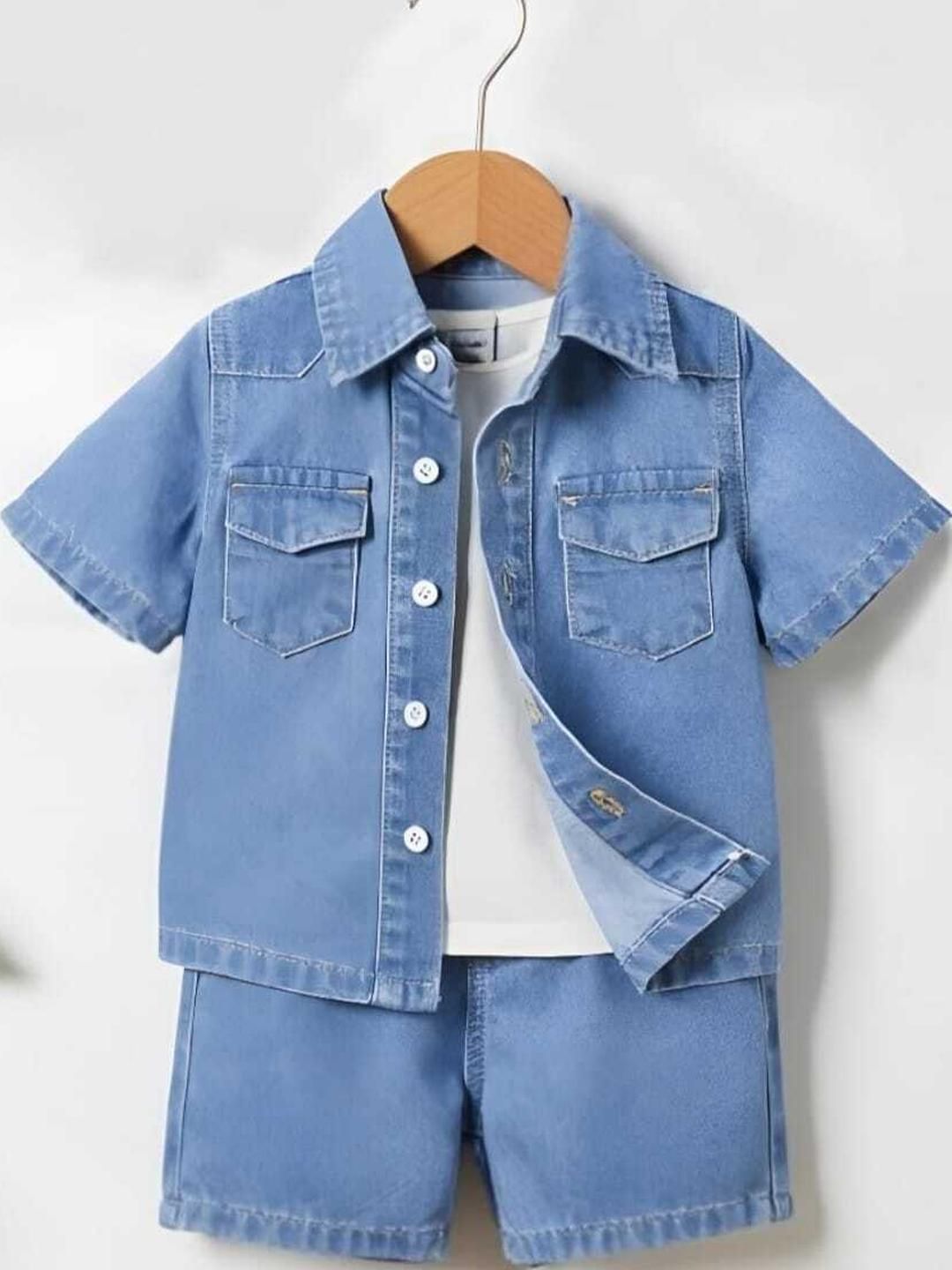 ELPIXIE FASHION Unisex Blue Clothing Set-picture-11