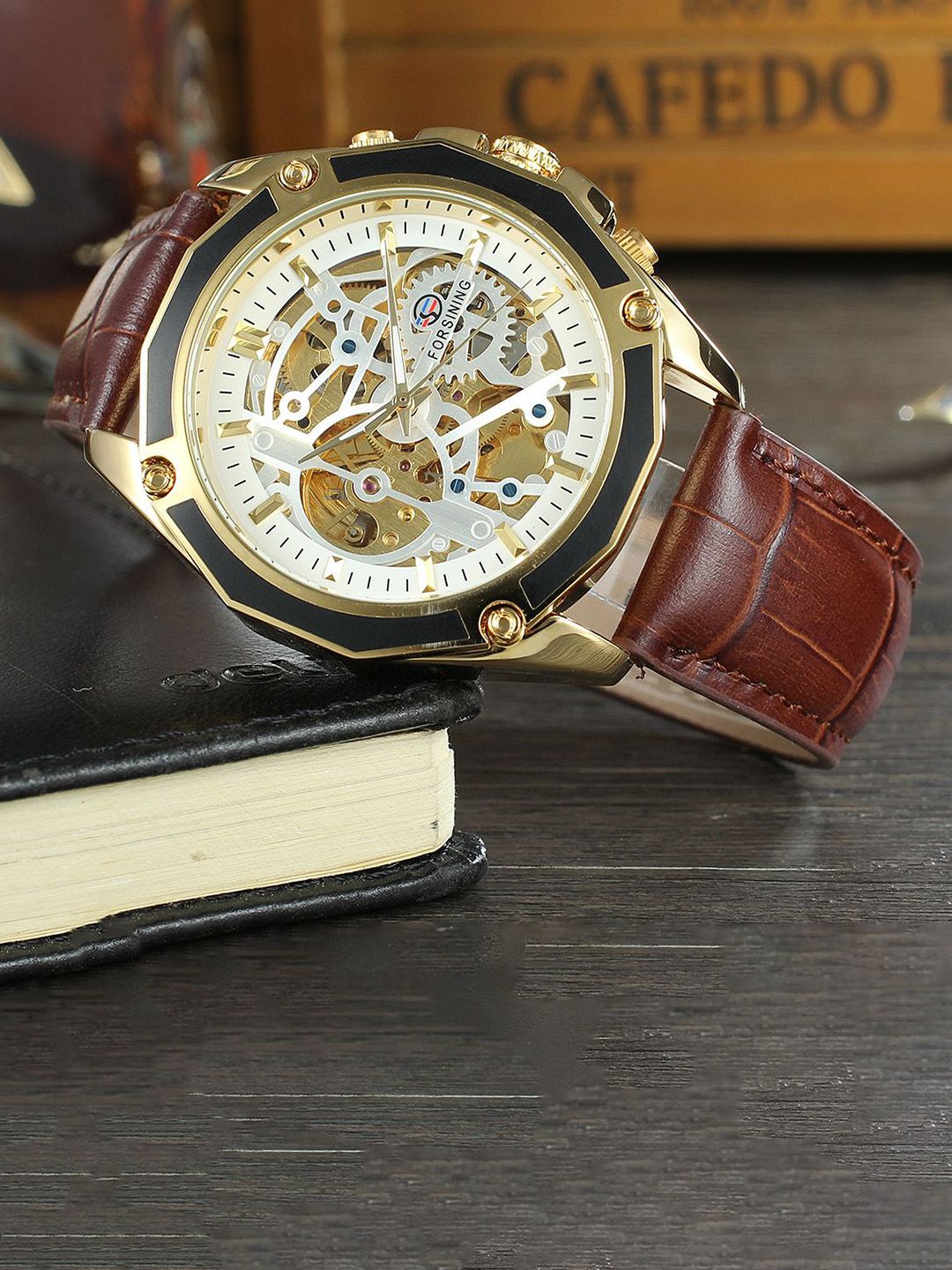 FORSINING Men Dial & Leather Straps Analogue Watch FSG8130M3G5-picture-37