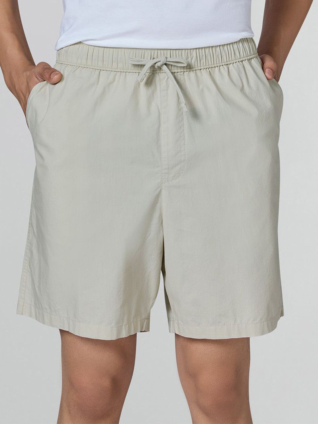 XYXX Zen Men Relaxed Fit Mid-Rise Cotton Shorts-picture-35