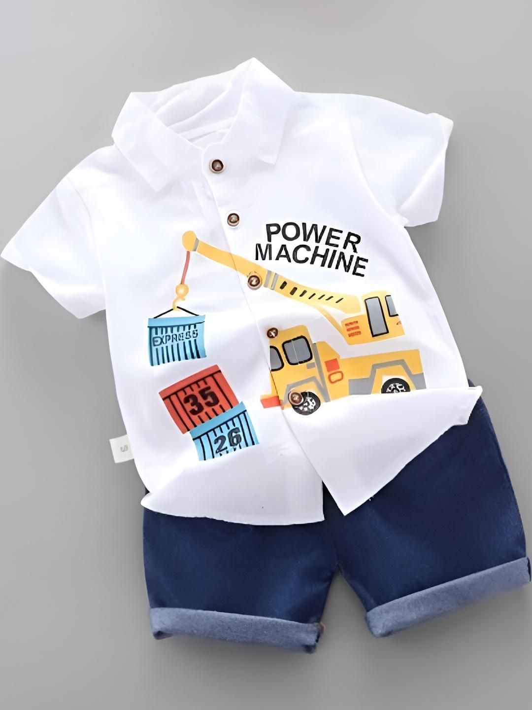 ELPIXIE FASHION Boys White Clothing Set-picture-43