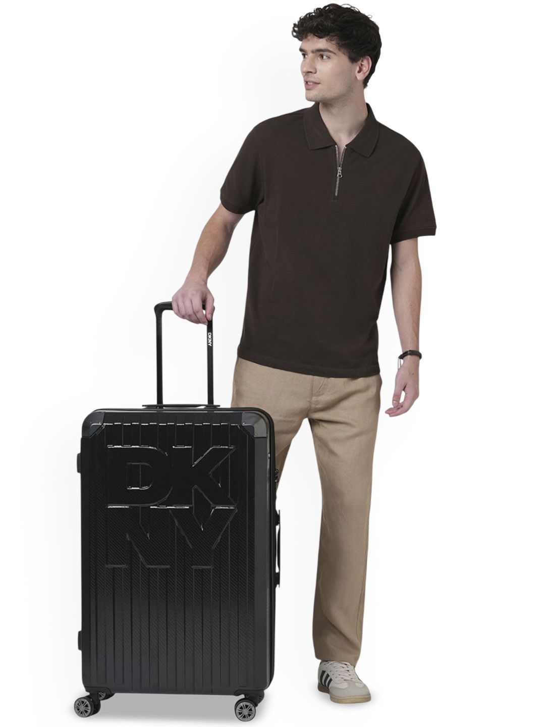 DKNY STACK LOGO Range Black Hard 31" Large Luggage-image-27