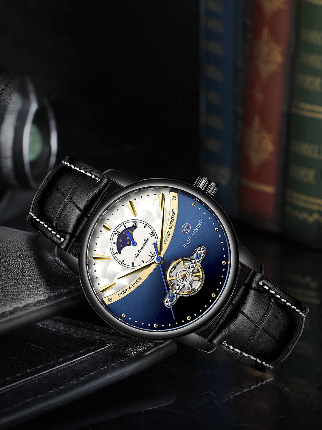 FORSINING Men Dial & Leather Straps Analogue Watch FSG8179M3B2-picture-17