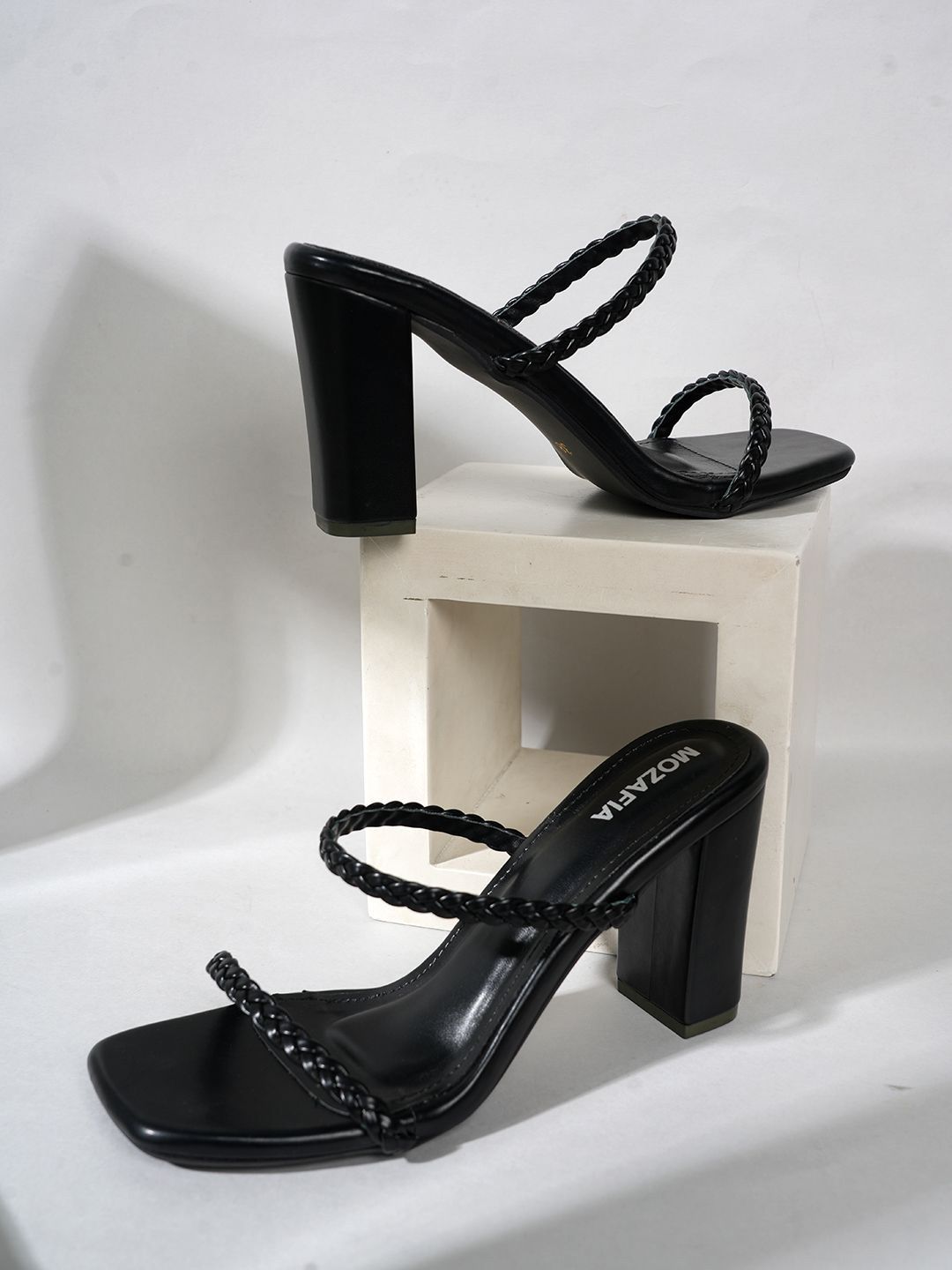 MOZAFIA Women Embellished Block Heel Sandals-picture-25