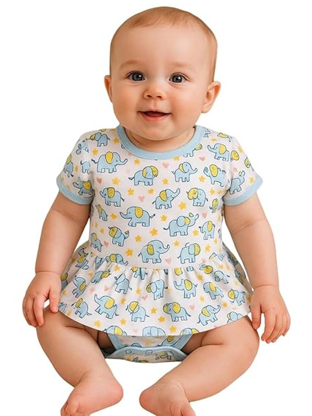 Adhigams Girls Printed Baby Rompers-picture-15