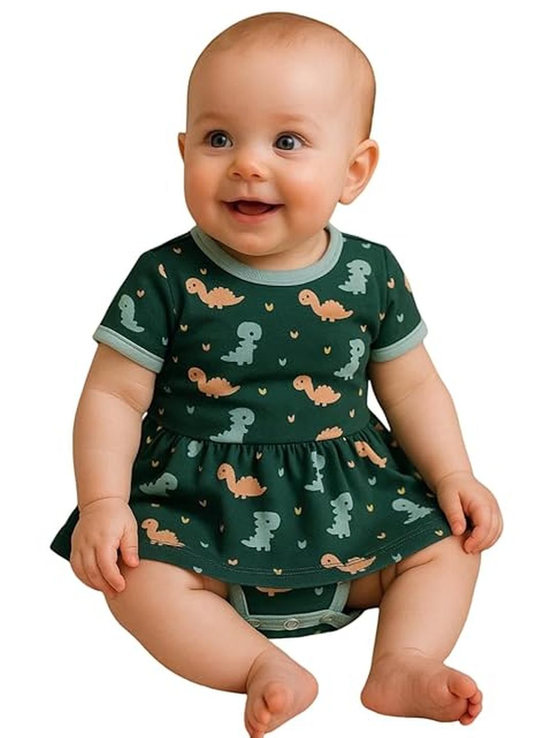 Adhigams Kids Printed Cotton Romper-picture-26