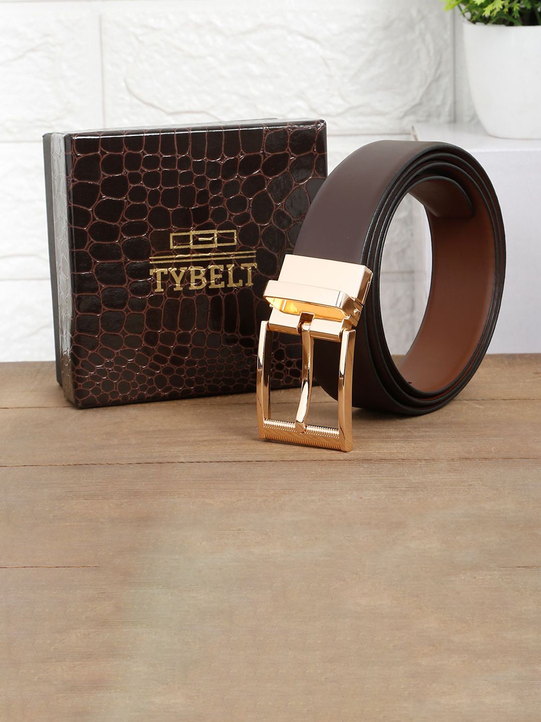 TYBELT Men Leather Reversible Formal Belt-picture-12