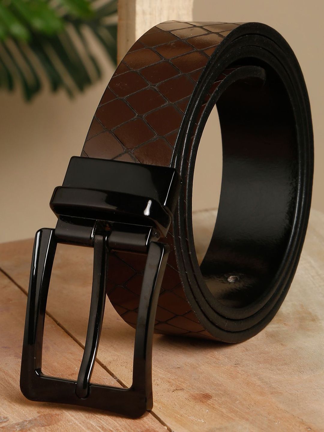 TYBELT Men Textured Leather Reversible Belt-picture-36