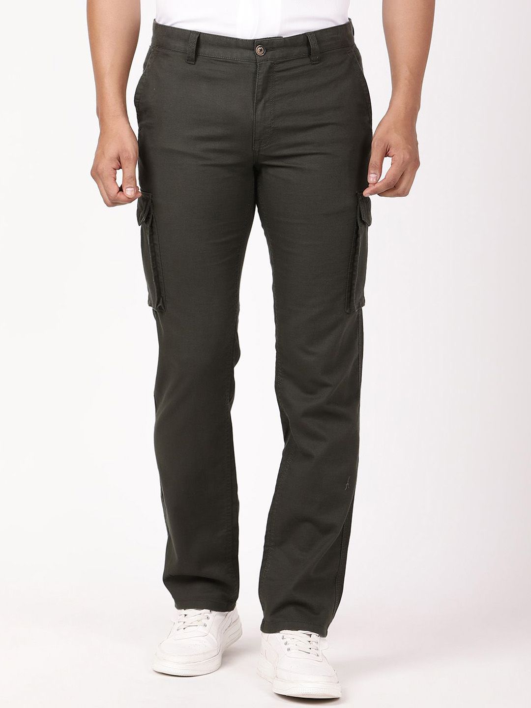 Indian Terrain Men Kansas Cargos Trousers-picture-29