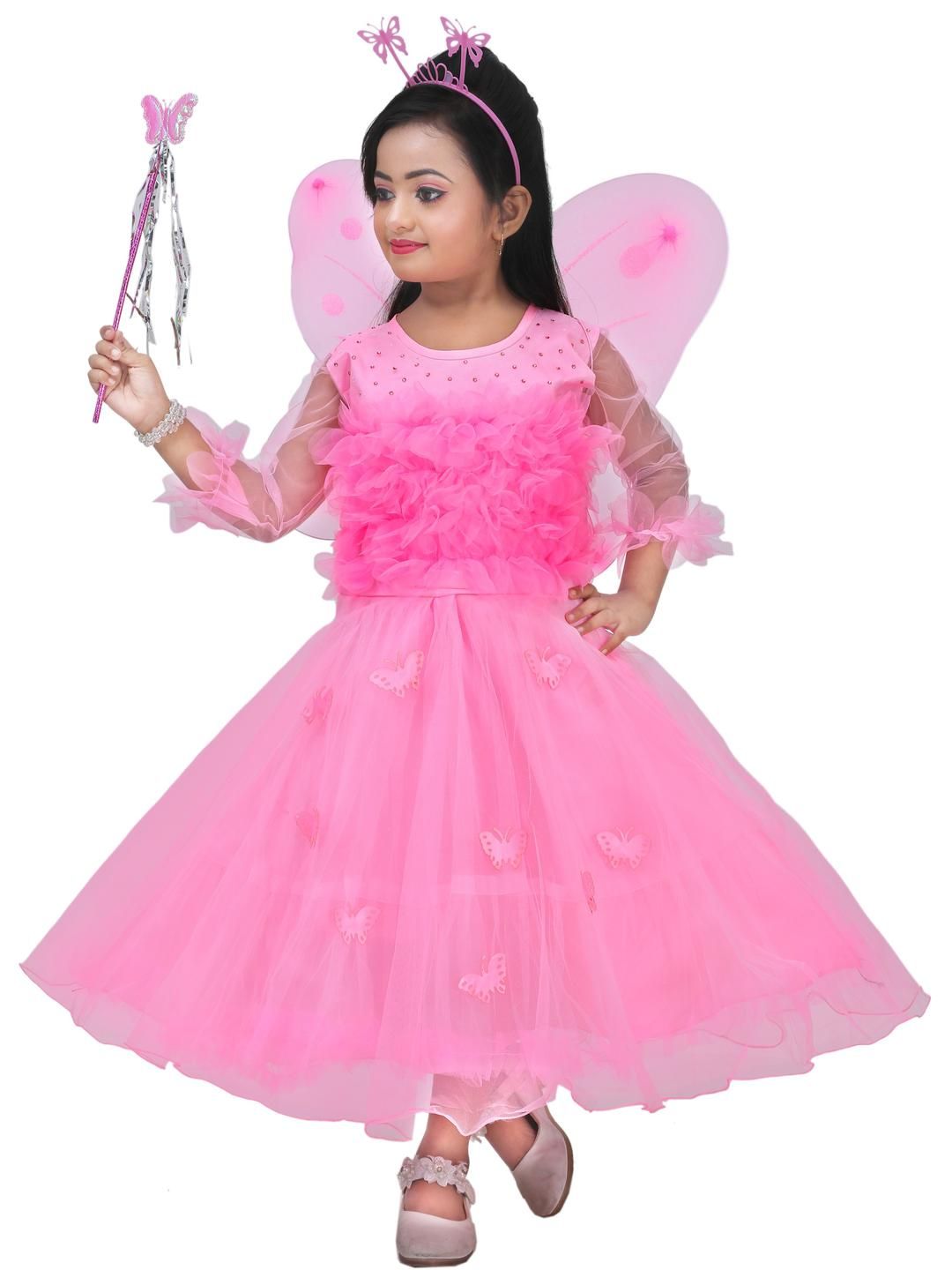 IKONIC FASHION Girls Pink Dresses-picture-37