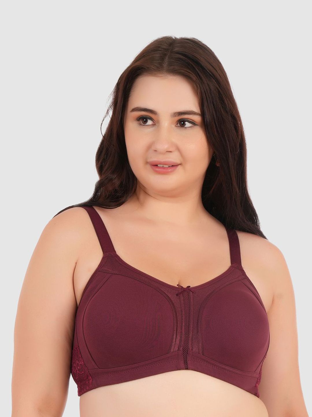DressBerry Pack Of 2 Full Coverage Non Padded Seamless Bra
