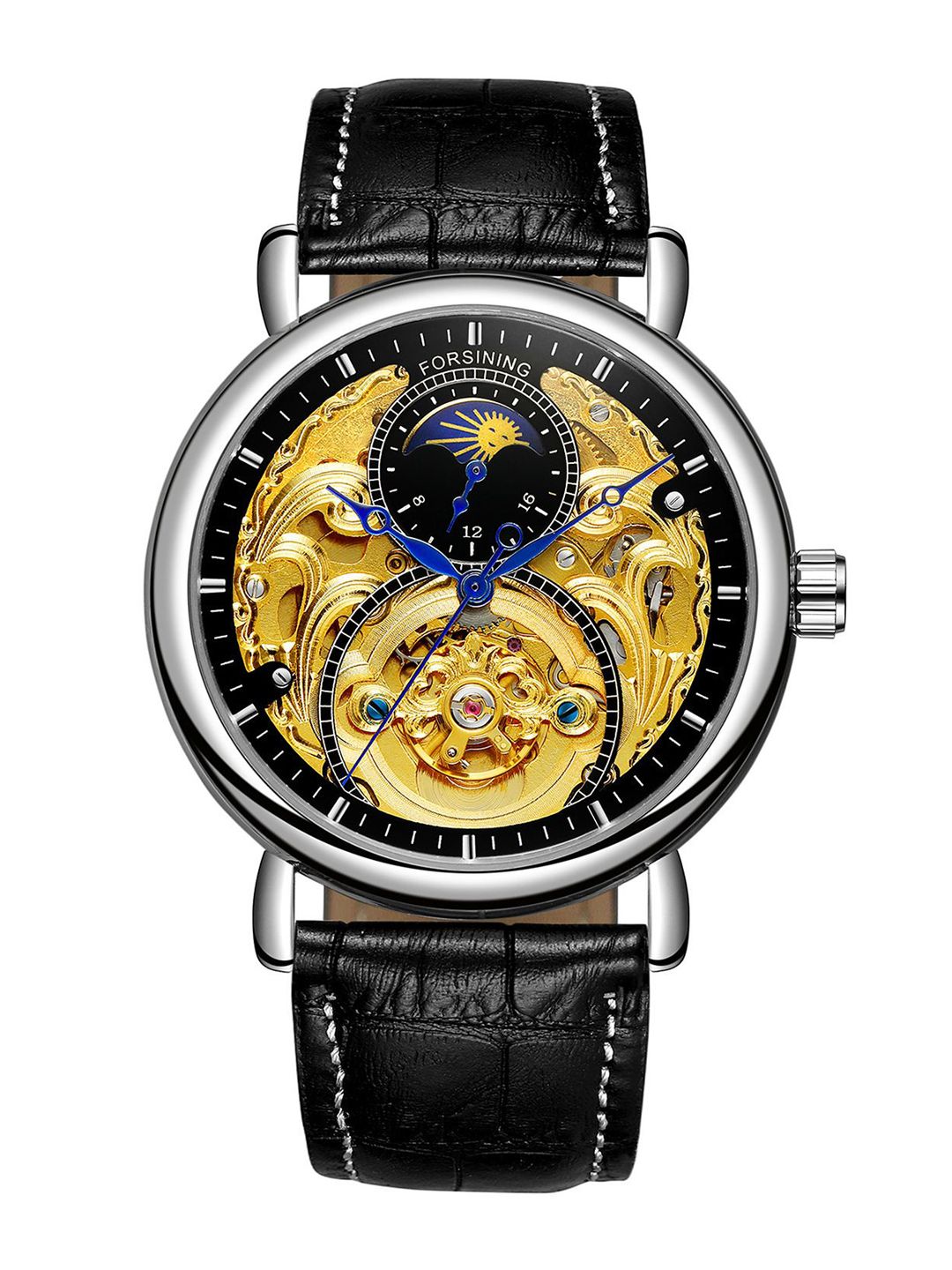 FORSINING Men Dial & Leather Straps Analogue Watch FSG8177M3S1-picture-20