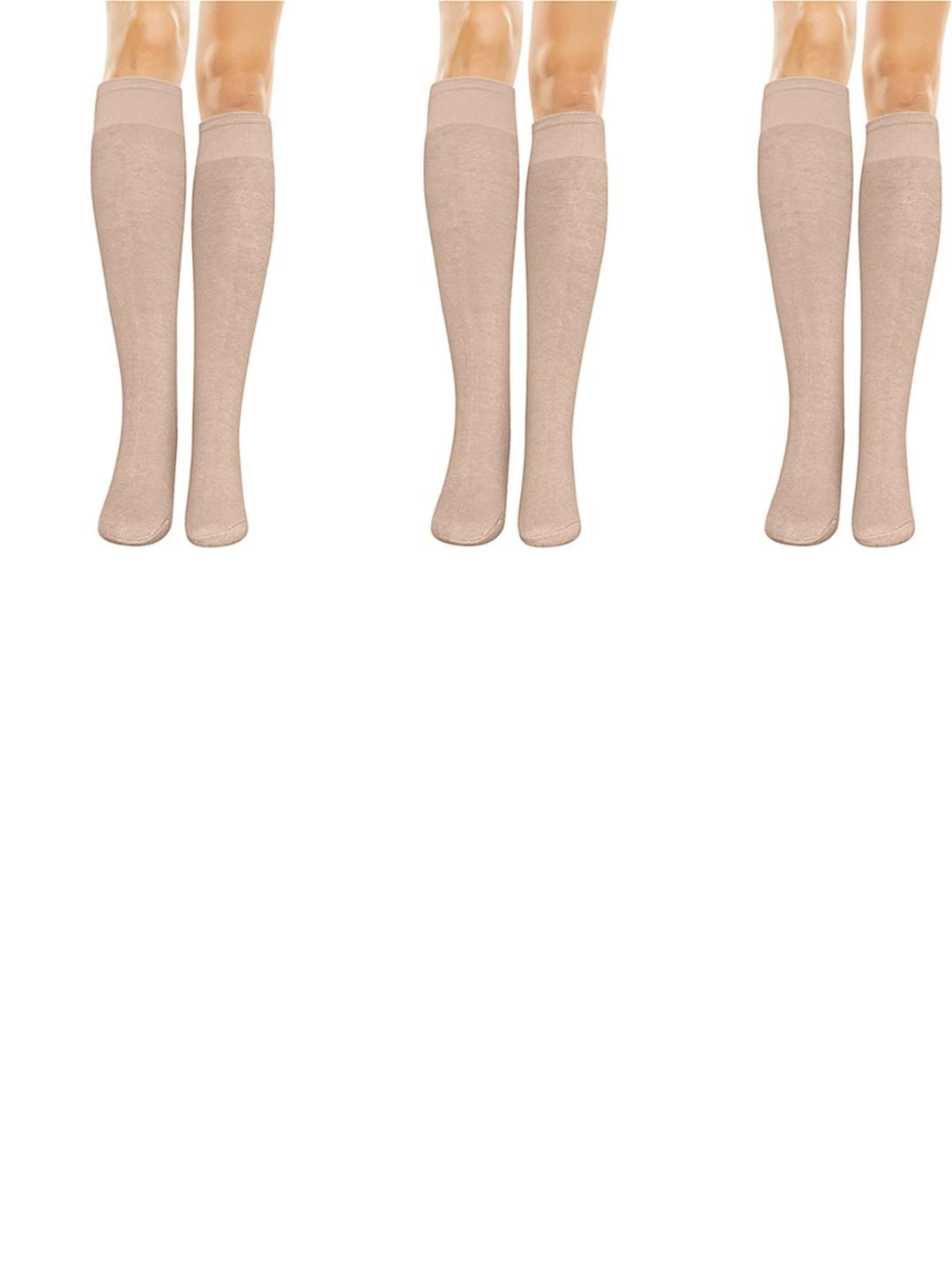 MUKHAKSH Kids Beige Socks-picture-25