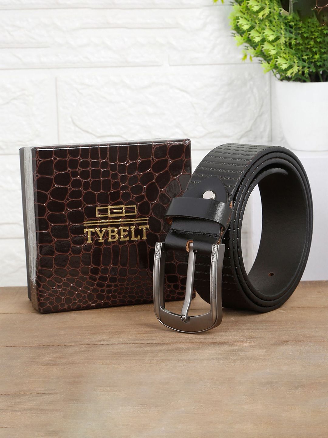 TYBELT Men Textured Leather Belt-picture-18