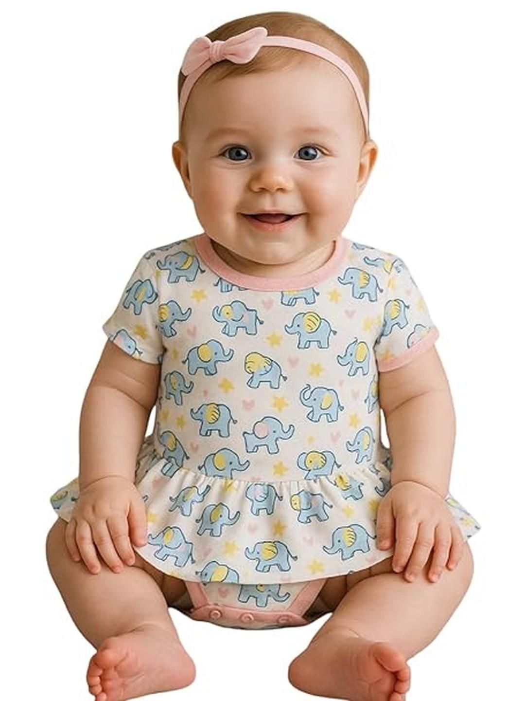 Adhigams Kids Printed Cotton Romper-picture-28