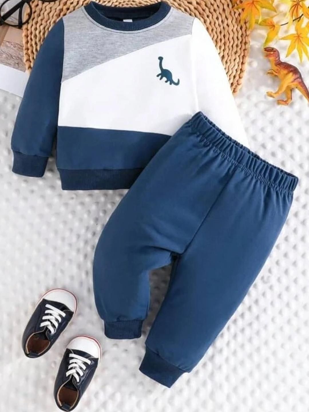 ELPIXIE FASHION Unisex Blue Clothing Set-picture-13