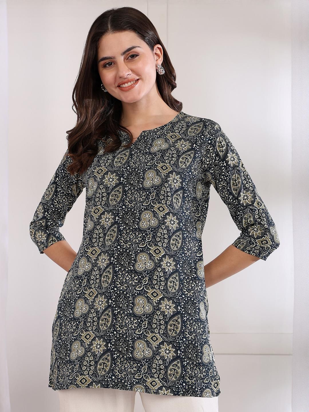 moda rapido Women Printed Regular Straight Kurti Pack Of-1-picture-39
