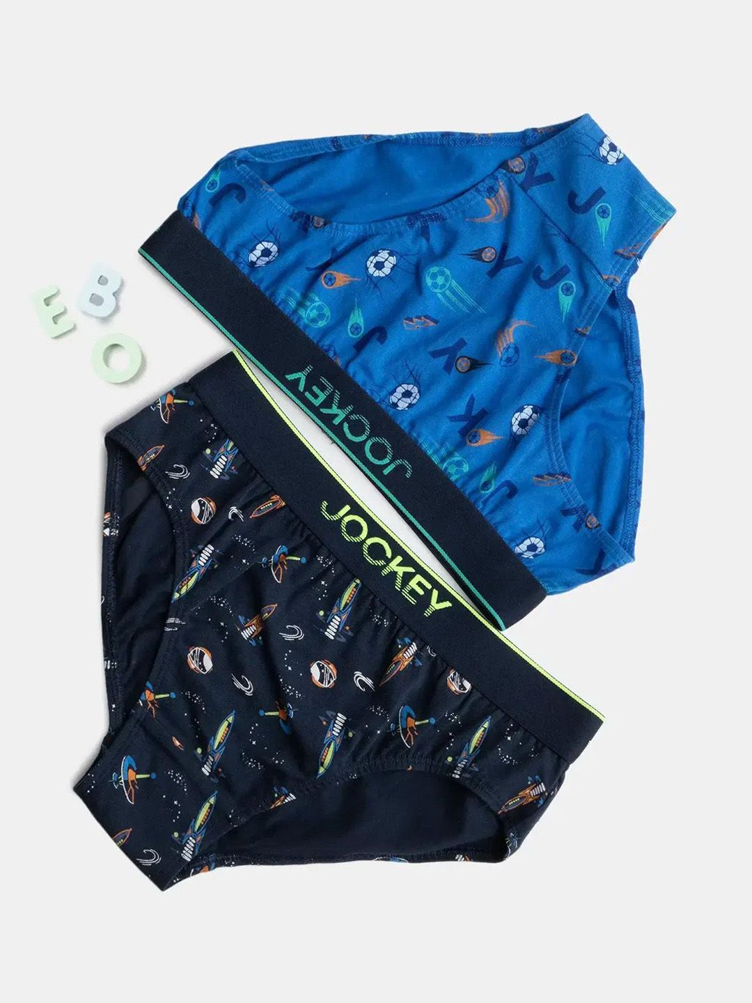 Jockey Pack of 2 Super Combed Cotton Printed Brief with Ultrasoft Waistband - PB04-picture-47