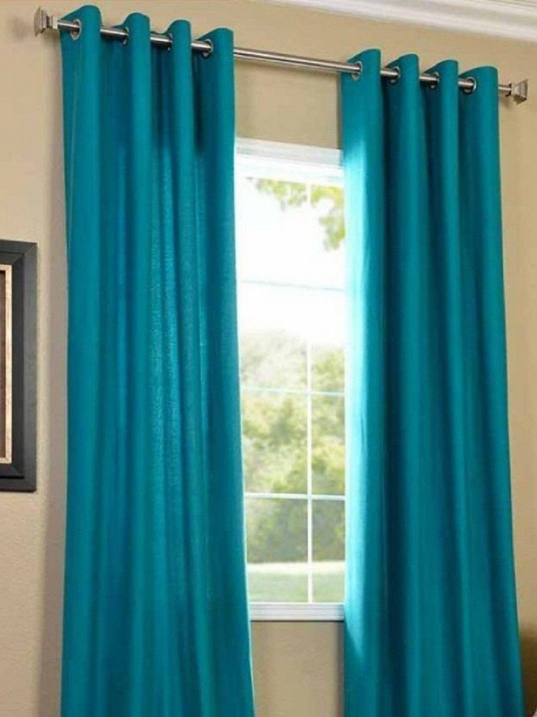 BELLA TRUE Blue 2 Pieces Long Door Curtains-picture-21