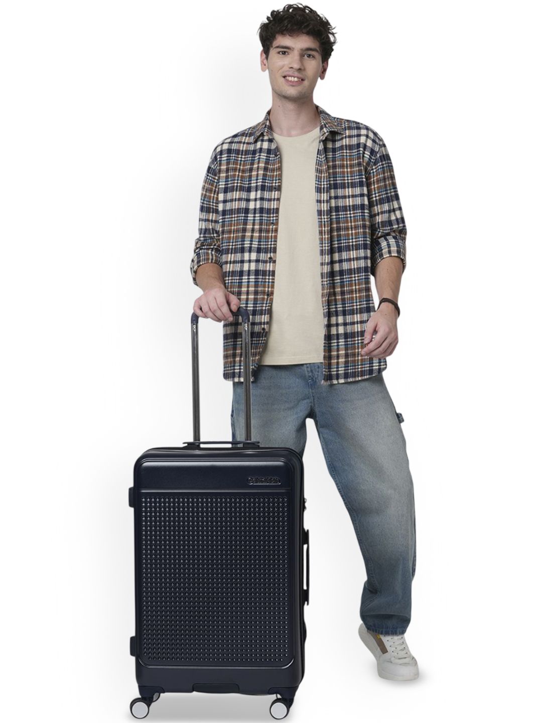 CALVIN KLEIN IN STEREO Range Midnight Navy Hard 27" Medium Luggage-image-43