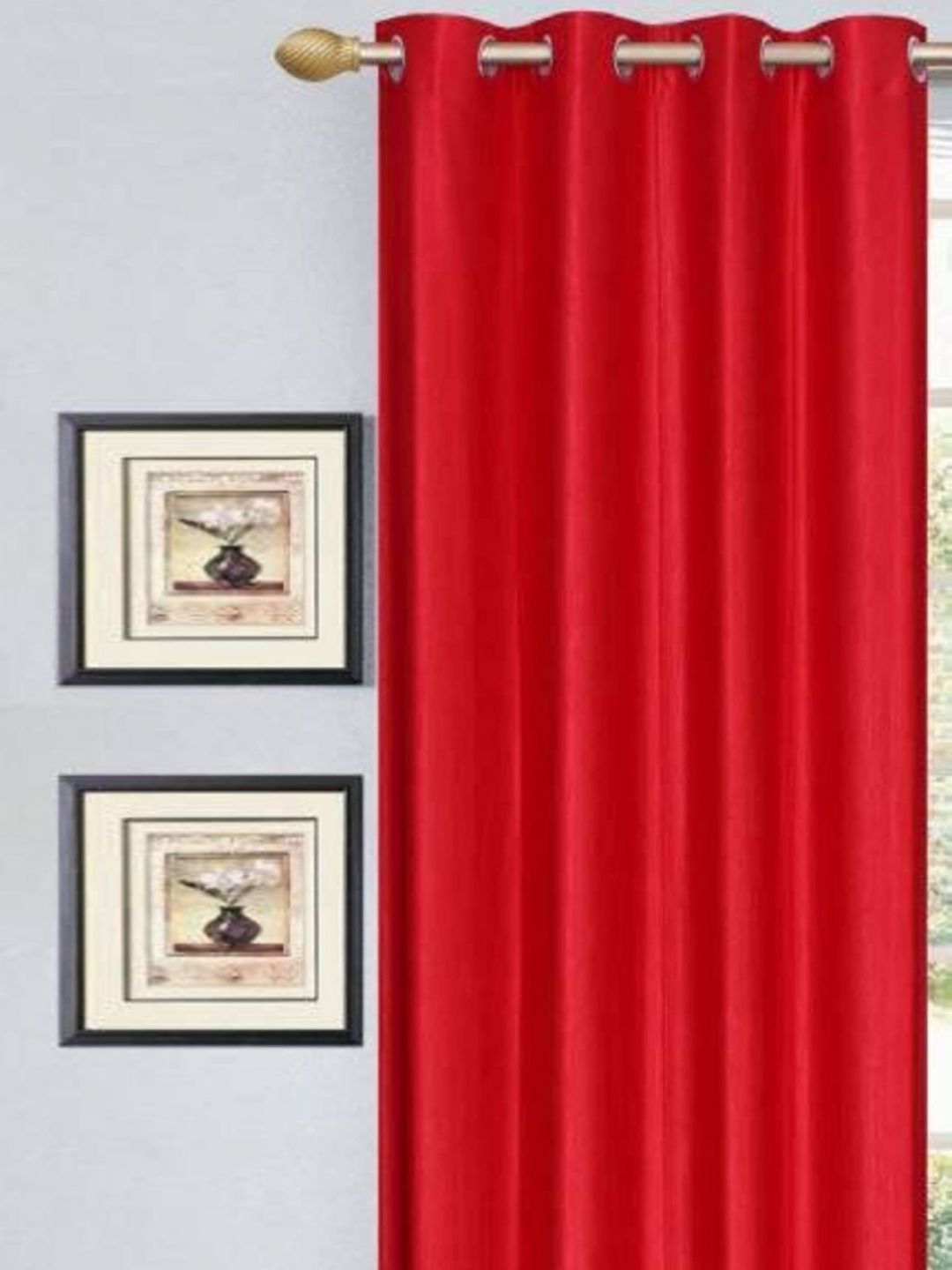 BELLA TRUE Red Black Out Door Curtain-picture-16