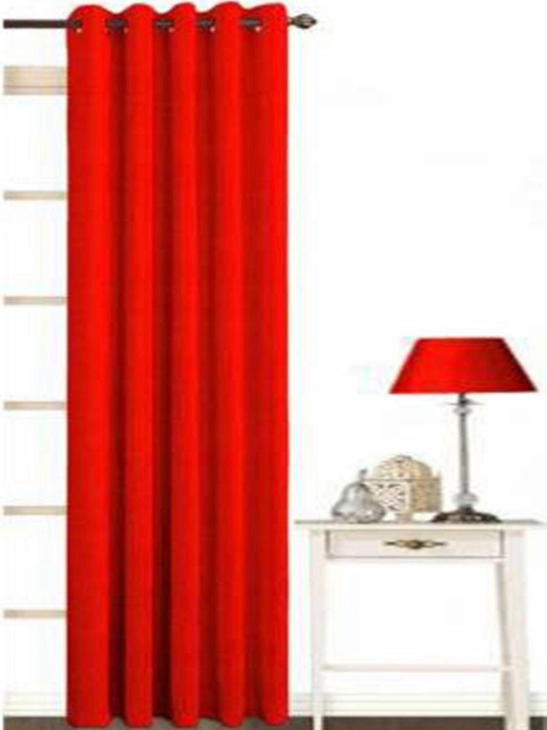 BELLA TRUE Red Long Door Curtain-picture-41