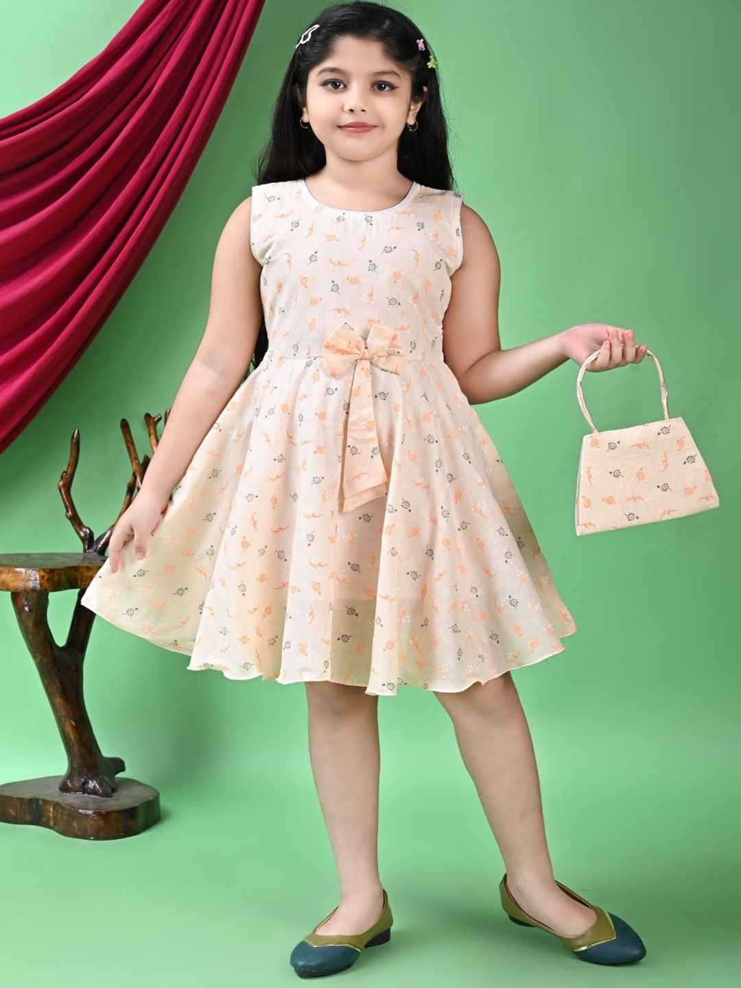 BARKAT DESIGNING PLANET Floral A-Line Dress-picture-11