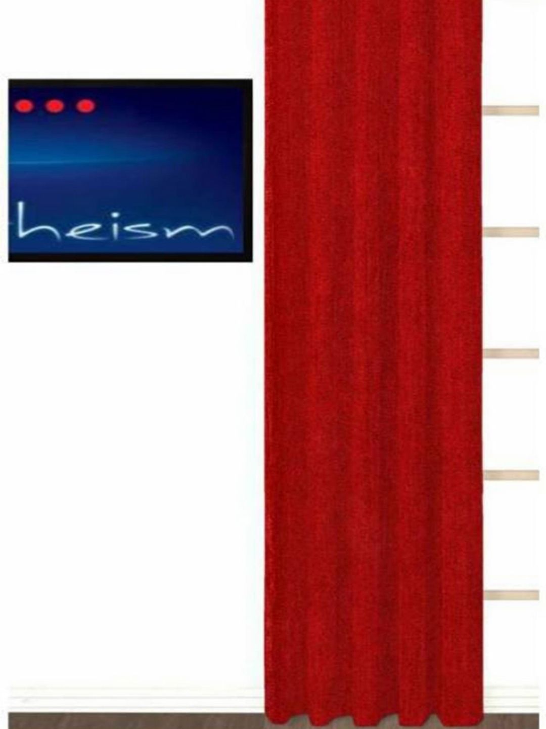BELLA TRUE Maroon Door Curtain-image-16
