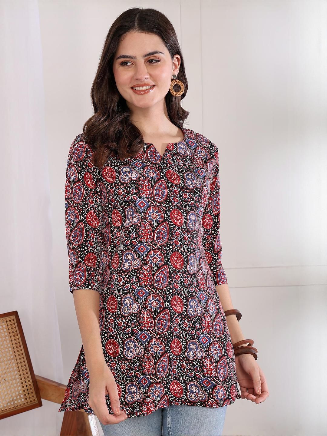 moda rapido Women Printed Regular Straight Kurti Pack Of-1-picture-35
