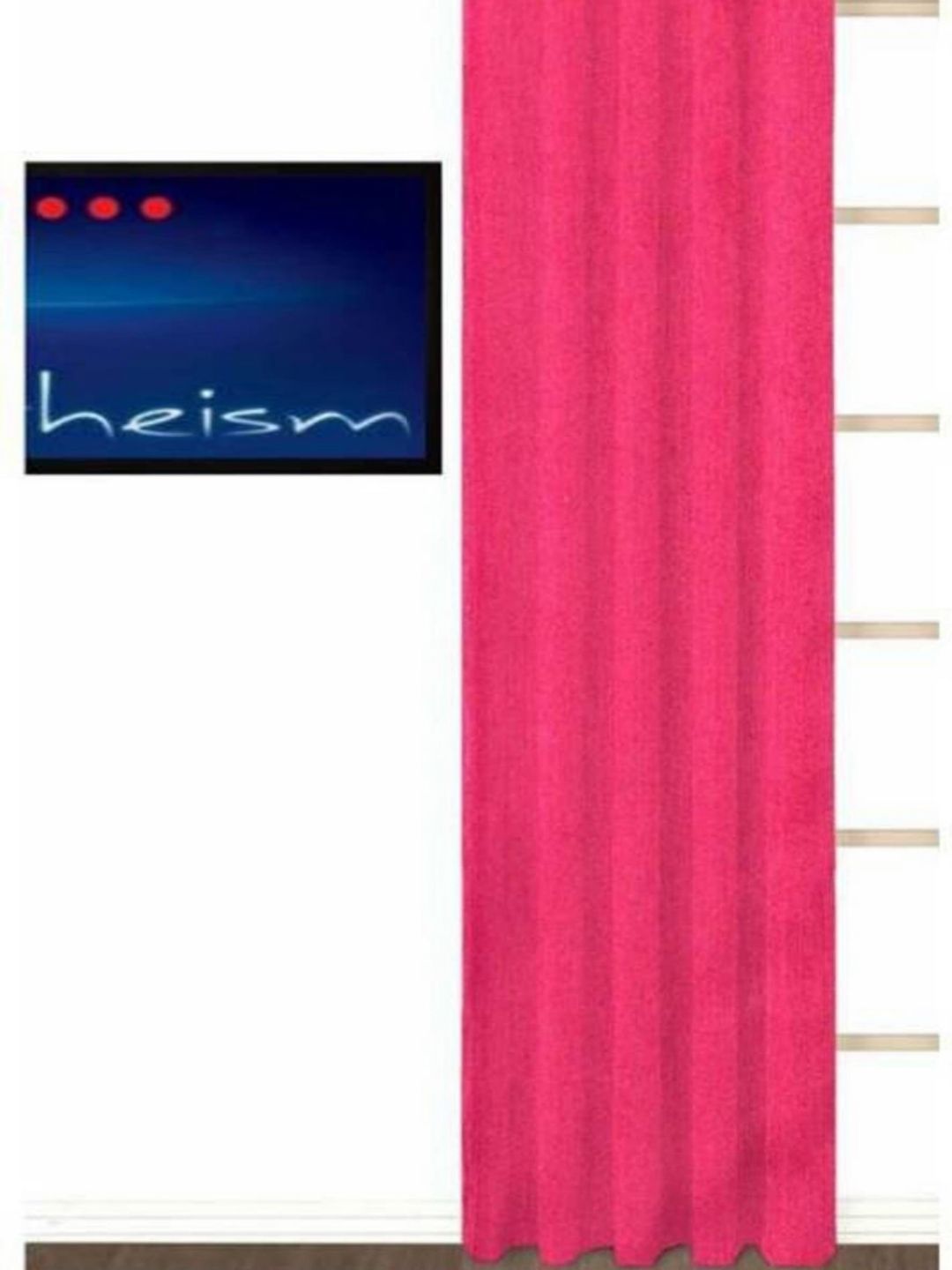 BELLA TRUE Pink Ripple Fold Door Curtain-image-11