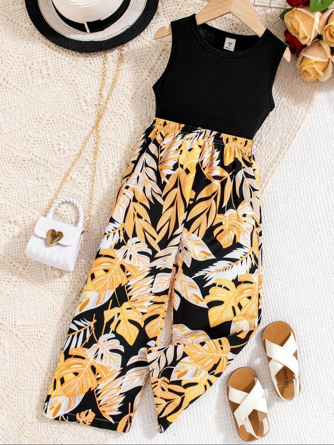 BAESD Girls Printed Basic Jumpsuit-picture-29