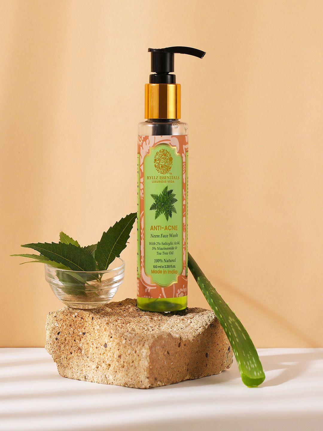 RYLLZ ESSENTIALS Anti-Acne Neem Face Wash With 2% Salicylic Acid - 100 ml-image-27