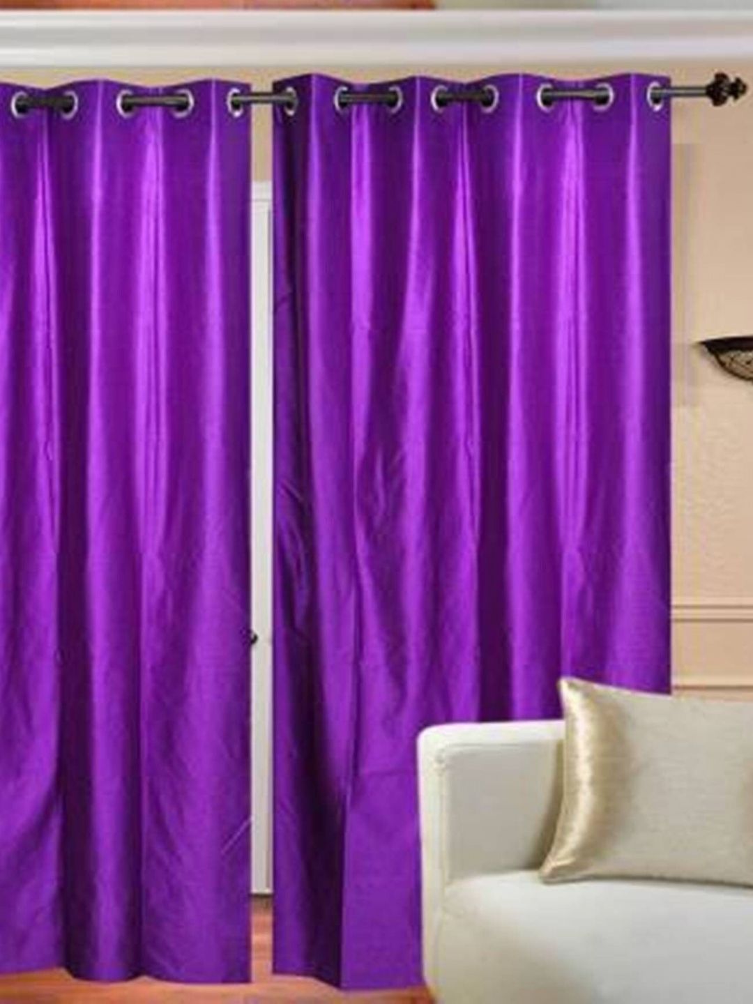 BELLA TRUE Purple 2 Pieces Door Curtains-picture-12