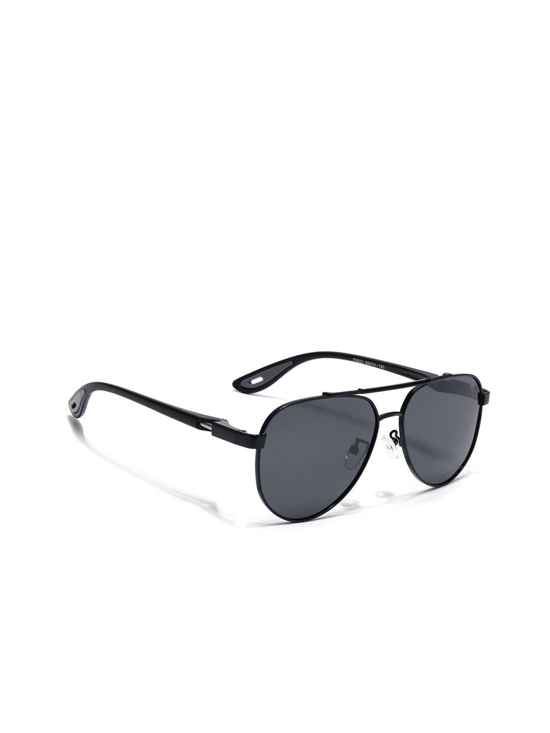 Voyage Unisex Aviator Sunglasses Black Lens Black Frame 9502PMG7138-picture-11